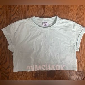 Gym shark crop top